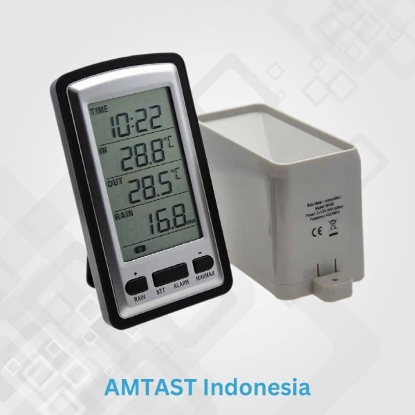 Alat Ukur Curah Hujan AMTAST Wireless AW012