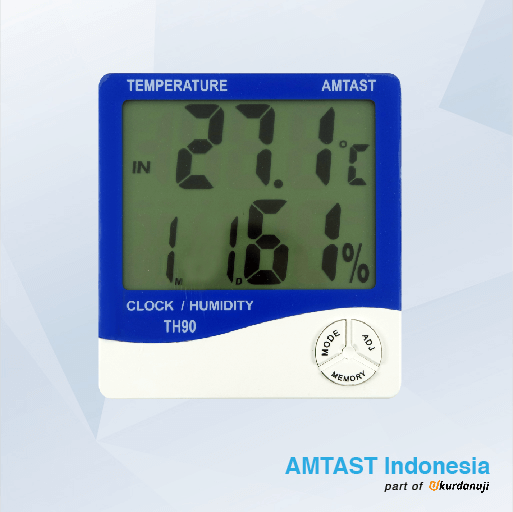 Thermometer Hygro and Clock AMTAST TH90