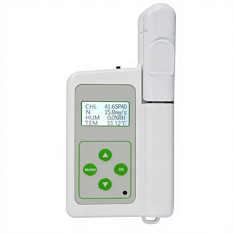 Amtast MC100 chlorophyll meter portabel untuk pengukuran nilai SPAD pada daun tanaman