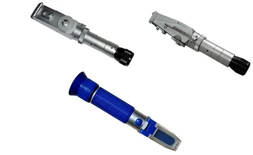 Amtast RHH1230 refraktometer madu pengukur kadar air dengan desain handheld ringkas