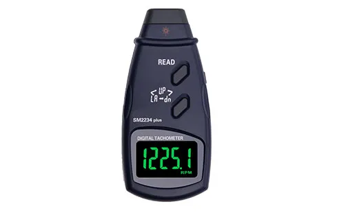 Amtast SM2234PLUS tachometer digital non-kontak untuk mengukur kecepatan rotasi mesin