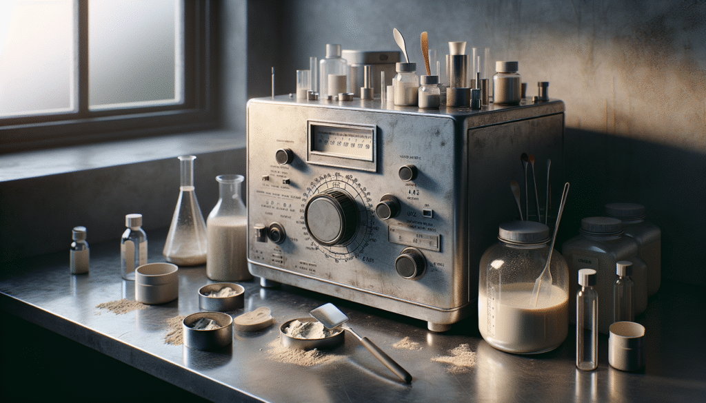 Mesin moisture analyzer di laboratorium kontrol kualitas kosmetik untuk jaga mutu produk.