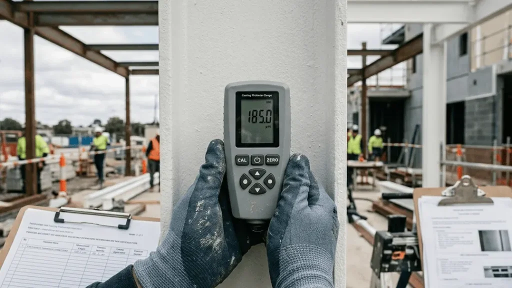 Verifying Fire Protection Thickness (DFT)